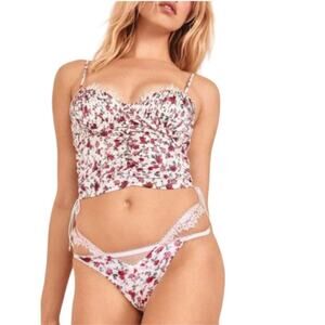 For Love and Lemons by Victoria's Secret NWT Melrose Bustier Size M